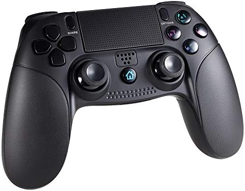 Jevogh Wireless PS4 Controller, GR61 Wireless Bluetooth Gamepad Joystick Controller for PlayStation 4/ PS4/PS3/PC, with Dualshock USB Rechargeable (Third-party made)