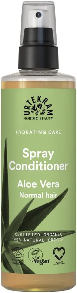 Urtekram Aloe Vera Spray Conditioner 250 ml Leave In Hair Detangler
