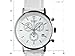 DETOMASO Men's Quartz Stainless Steel and Leather Casual Watch, Color:White (Model: DT1052-D)