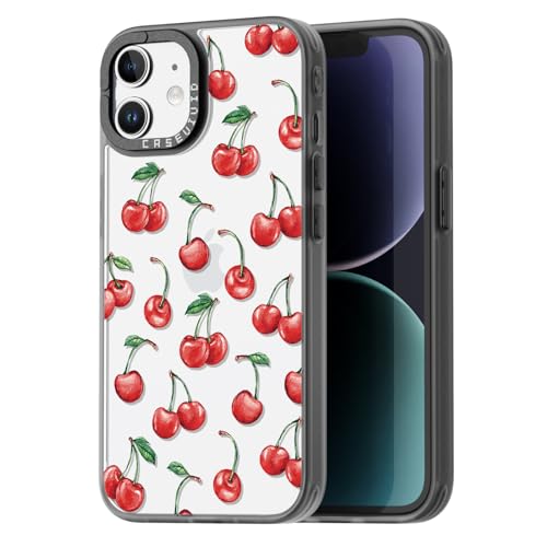 casevivid for iPhone 12 Case Aesthetic Black, Cherry at Amazon