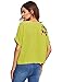 SweatyRocks Women's Casual Summer Tops Floral Embroidered Short Sleeve T Shirt Yellow Large