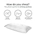 Tempur-Pedic TEMPUR-Cloud Soft & Conforming Pillow, King, White