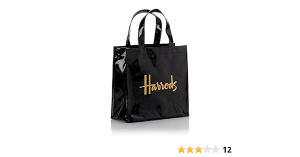harrods Small Logo Shopper Bag – Bolso de mano de PVC con forro de  poliéster – Cierre bolso con botón magnético bolsillo interior con  cremallera y bolsillo para móvil ID 1384863 :