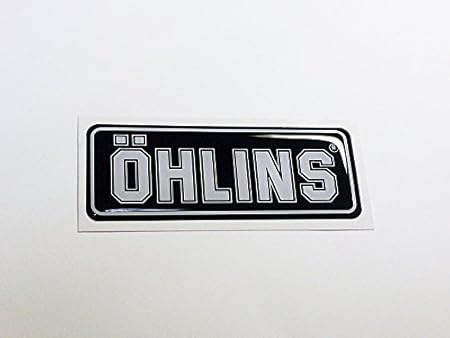Amazon Ohlins オーリンズ エンブレムステッカー ホワイト ブラック 01 Sp 66 ステッカー デカール 車 バイク