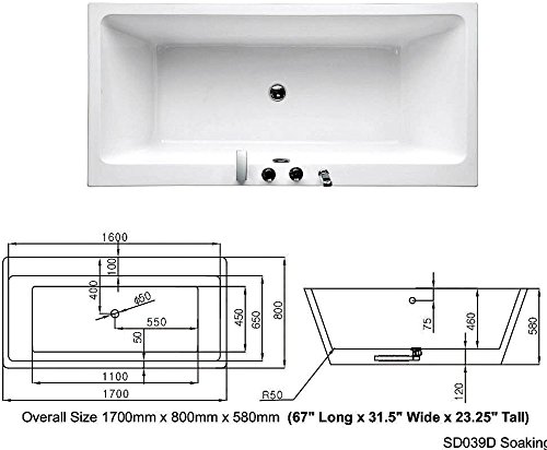 image for SDS California Bathtub Soaking 67