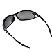 Wanxuan Polarized Sports Sunglasses for Men Women Cycling Running Driving Fishing Golf Baseball Glasses (Black)