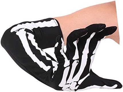 Sunny zeyu Halloween Skeleton Gloves Long Arm length Dance Gloves Cosplay Party Costumes G9