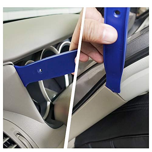 Auto Trim Removal Tool Kit for Car Door Clip Panel Audio Video Dashboard, Set of 16Pcs - Thumbnail 2