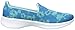 Skechers Performance Women's Go Walk 4 Flourish Walking Shoe,Aqua,8 M US
