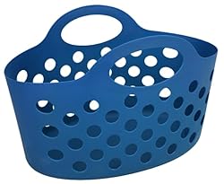 Basket with Handles 3 count Plastic Oval Carry