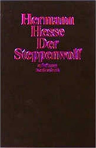 Der Steppenwolf Suhrkamp Taschenbuch Amazon De Hermann Hesse Bucher