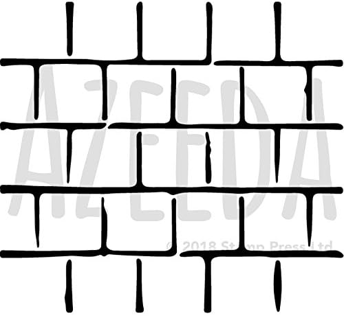 Azeeda A4 'Brick Wall' Wall Stencil / Template (WS00010117)