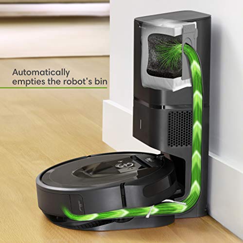 iRobot Roomba i7+ (7550) Robot Vacuum with Automatic Dirt Disposal-Empties Itself, Wi-Fi Connected, Smart Mapping, Works with Alexa, Ideal for Pet Hair, Carpets, Hard Floors, Black iRobot Roomba i7+ (7550) Robot Vacuum with Automatic Dirt Disposal-Empties Itself, Wi-Fi Connected, Smart Mapping, Works with Alexa, Ideal for Pet Hair, Carpets, Hard Floors, Black