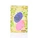 Dolovemk 2PCS Beauty Sili-sponge Silicone Makeup Sponge Blending Pad for BB Cream Liquid (Random Colors of 2)