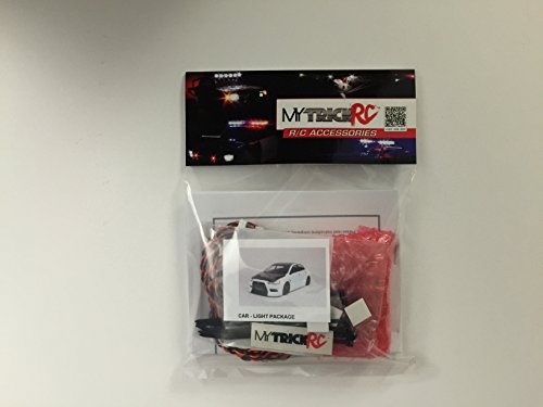 Genuine MyTrickRC - MYK-CR1 2 Headlight RC Car Light System Includes Multi-Function Controller and 8 LEDs - 2 Headlights, 4 Turn signals, 2 Taillights/Brake lights