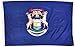 NationalCountryFlags New 3x5 Michigan State Flag US USA American Flags