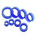 Oyaface 22pcs Silicone Ear Gauges Flesh Tunnels Plugs Stretchers Expander Ear Piercing Jewelry 00g(10mm)