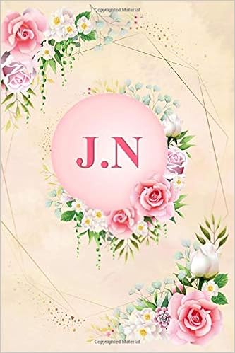 Amazon Com J N Elegant Pink Initial Monogram Two Letters J N Notebook Alphabetical Journal For Writing Notes Romantic Personalized Diary Monogrammed Birthday Men 6x9 110 Ruled Pages Matte Floral Cover 9798620265541 Monogram