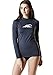 Tesla TM-FSR24-CHC_Medium Women's UPF 50+ Regular-Fit Long Sleeve Athletic Rashguard FSR24