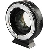 Viltrox NF-M43X Focal Reducer Speed Booster 0.71X Lens Mount Adapter for Nikon G&amp;D Mount Lens to M4/3 Mirrorless Camera with Manual Focus, infinity focus and 8 adjustable aperture