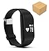 Jeemak Bluetooth 4.0 Smart band Heart Rate Monitor Smart Bracelet Wristband Fitness Tracker for iPhone Android Phone