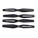 Sdoveb 4pcs ABS Propeller/Blades Protection Cover/Drone Tripod Bracket/Flight Motor for JJ-RC H68 RC Quadcopter (4pcs ABS Propeller)