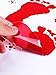 Gejoy 100 Pieces Bloody Footprints Floor Clings, Bloody Handprint Footprint Window Clings Decals, Bloody Handprint and Footprint Clings Horror Wall Floor Decor for Halloween (8 Sheets)