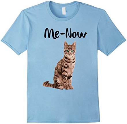 Mens Cat Crying ME-NOW Small Baby Blue