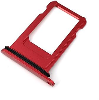 E Repair Sim Card Tray Holder With Rubber Waterproof Ring Replacement For Iphone 7 Plus 5 5 Red Amazon Sg Electronics