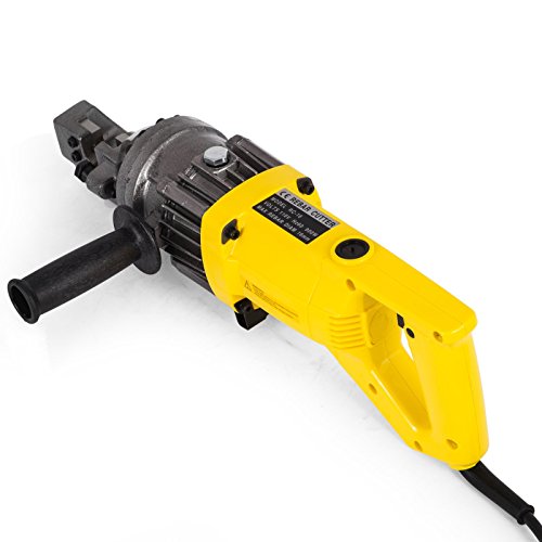 Happybuy 900W Electric Rebar Cutter 5/8" #5 Hydraulic Rebar Cutter 110 V 16mm 2.5-3.0 Second Cut-Off Speed