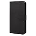 LG G3 Case, Abacus24-7 Wallet with Flip Cover and Stand, Black