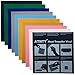 ATNTY Easy to Weed Heat Transfer Vinyl HTV for T-Shirts 12 Inches by 12 Inches Sheets 10 Colors Bundle