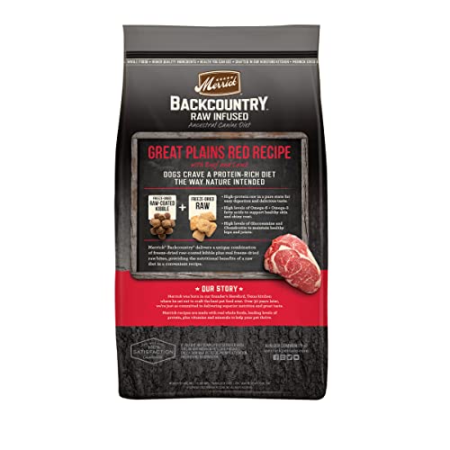 Merrick Backcountry Raw Infused Grain Free Dog Food, Great Plains Red