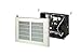 Broan-NuTone 120 Wall Heater with Downflow Louvers, Supplemental Heater for Bathroom and Home, White Grille, 120 VAC, 1000/500 Watt