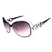 Women Shades Oversized Eyewear Classic Designer Sunglasses UV400-Purple