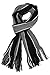 Sakkas Rhyland Striped Color Block Knitted Winter Scarf With Fringe