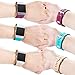 Wepro Bands Compatible with Fitbit Ionic SmartWatch, Watch Replacement Sport Strap for Women Men Kids, Small, Teal, Blush Pink, Fuchsia