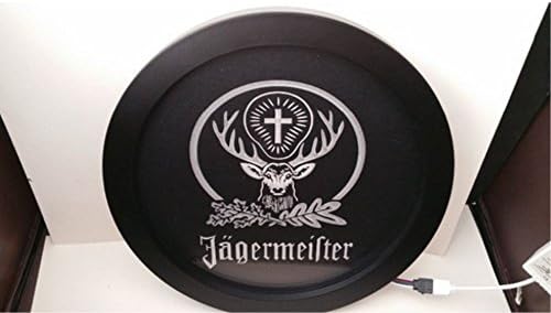 jagermeister deer head illuminated rgb edge lit circular shaped neon light sign wall decor 10 x 10 ultra bright neon multicolor style restaurant store salon gas station motel door plate jagermeister deer head illuminated rgb edge lit circular shaped neon light sign wall decor 10 x 10 ultra bright neon multicolor style restaurant