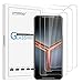 (3 Pack) Orzero Compatible for ASUS ROG Phone 2 Tempered Glass Screen Protector, 9 Hardness HD Anti-Scratch Bubble-Free (Lifetime Replacement)