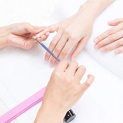 This 6 in 1 Cuticle Pusher set is the perfect tool to achieve beautiful and healthy fingernails and toenails. The handle's ergonomic design ensures maximum comfort and efficiency, and the non-slip grip provides a safe and easy-to-use experience. The high-quality stainless steel used in the blade ensures long-lasting durability and resistance to wear and rust.
