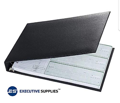 7 Ring Business Check Book Binder, Fits 600 Checks (200 Sheets 9"x13" 3 Checks Per Page) with 6Year Calender & Storage Organizer, Professional Look! by Executive Supplies - Thumbnail 4