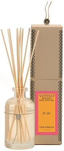 Votivo Reed Diffuser, Pink Mimosa, 7.3 oz