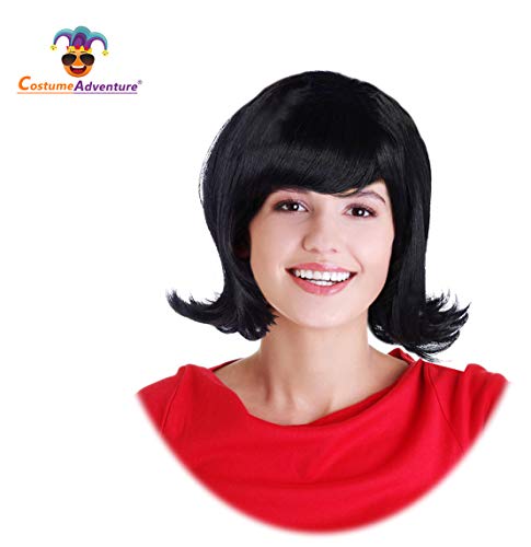 black 60s wig