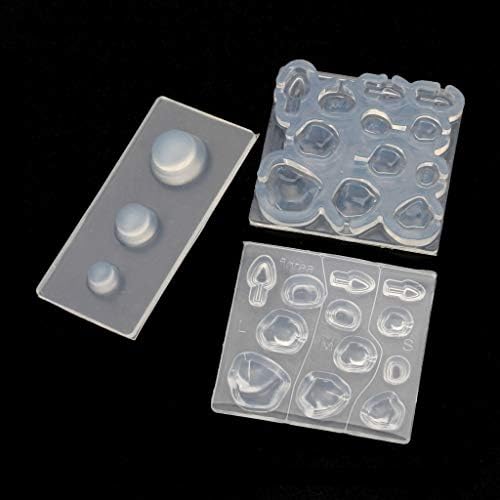 UUMO 3D Rose Flower Petals DIY Silicone Mold Resin Casing Craft Jewelry Making Tools