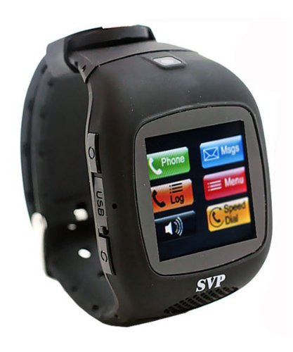 SVP G13 (With Micro 4gb) Black Camera GSM Quad-band Smart Watch Phone ~ Unlocked ~