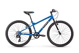 Raleigh Bikes Rowdy 24 Kids Mountain Bike for Boys Youth 9-12 Years Old, Blue