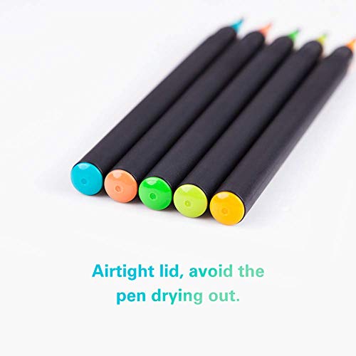 Watercolor Brush Pens, 20 Colors Paint Markers Pen with Flexible Nylon Brush Tips Drawing Coloring Calligraphy for Artists