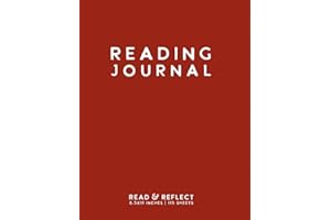 Reading Journal: Red Softcover Book Tracker by schoolnest