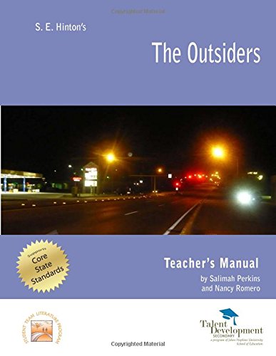 Amazon Com The Outsiders Teacher S Manual 9781602403468 Romero Nancy Books