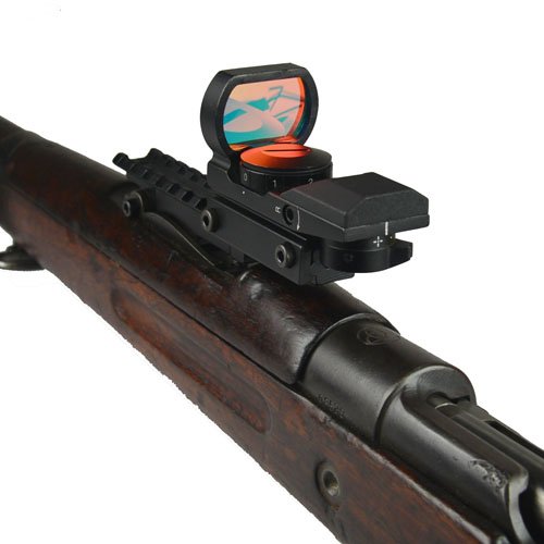 GRG Tactical 4 Reticle Red Dot Open Reflex Sight and Mauser K98 Scope